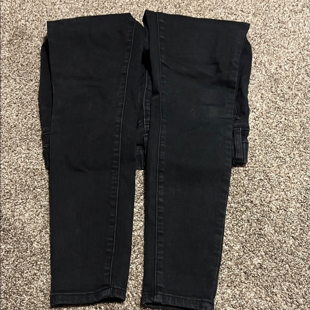 Judy Blue elastic waist black skinny fit jeans - Picture 3 of 6
